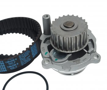 10 449 р. Комплект ГРМ VW AUDI A3 (96-13),A4 (94-08) SKODA Octavia (97-) (1.6) с насосом водяным DAYCO DAYCO ktbwp2530  с доставкой в г. Пермь. Увеличить фотографию 2