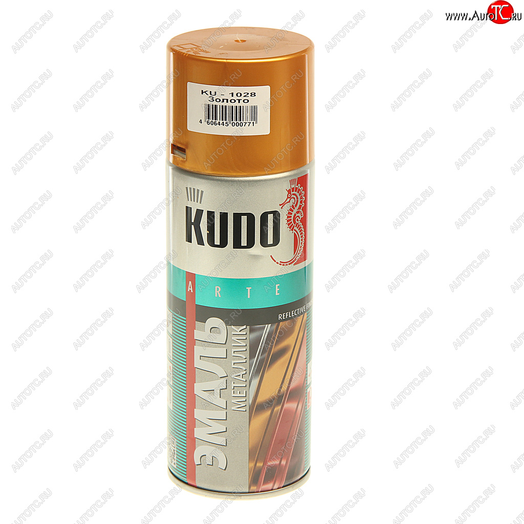 399 р. Краска золото аэрозоль 520мл KUDO KUDO ku-1028  с доставкой в г. Пермь