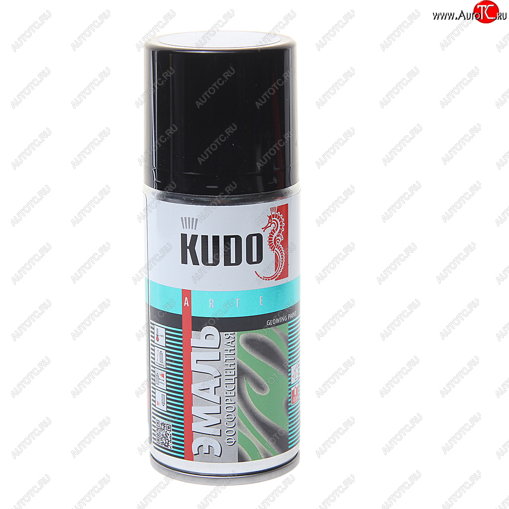 579 р. Краска зелено-желтая фосфоресцентная 210мл KUDO KUDO ku-1250.1  с доставкой в г. Пермь