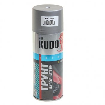 359 р. Грунт серый акриловый наполнитель 1К 520мл KUDO KUDO ku-2201  с доставкой в г. Пермь. Увеличить фотографию 1
