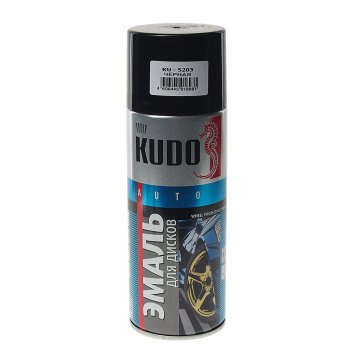 399 р. Краска для дисков черная 520мл KUDO KUDO ku-5203  с доставкой в г. Пермь. Увеличить фотографию 1