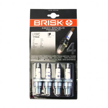 899 р. Свеча зажигания ВАЗ-2101 L15YC SUPER комплект BRISK BRISK l15yc  с доставкой в г. Пермь. Увеличить фотографию 1