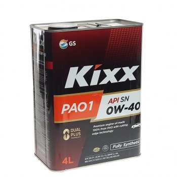 5 399 р. Масло моторное PAO1 C3 0W40 синт.4л KIXX KIXX l208444te1  с доставкой в г. Пермь. Увеличить фотографию 1
