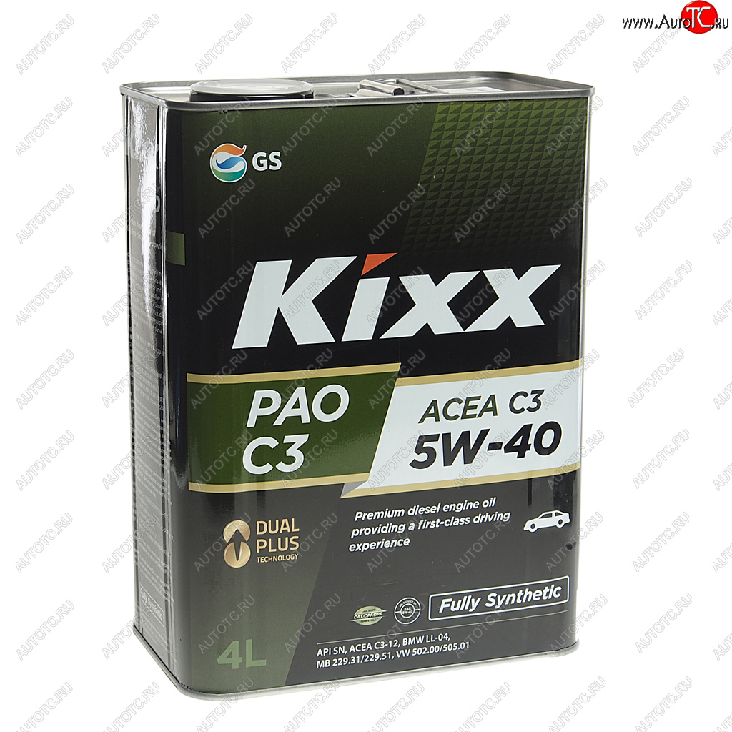 5 249 р. Масло моторное PAO C3 5W40 синт.4л KIXX KIXX l209244te1  с доставкой в г. Пермь