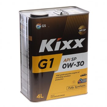 4 749 р. Масло моторное G1 SP 0W30 синт.4л KIXX KIXX l215144te1  с доставкой в г. Пермь. Увеличить фотографию 1