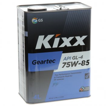 3 199 р. Масло трансмиссионное Geartec FF GL-4 75W85 псинт.4л KIXX KIXX l271744te1  с доставкой в г. Пермь. Увеличить фотографию 1