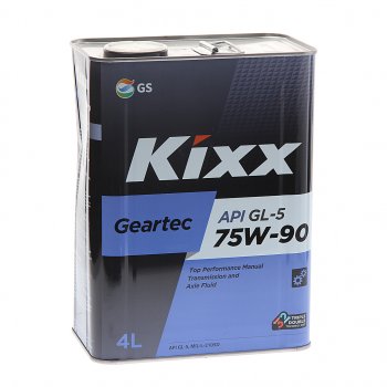 3 899 р. Масло трансмиссионное Geartec GL-5 75W90 псинт.4л KIXX KIXX l296244te1  с доставкой в г. Пермь. Увеличить фотографию 1