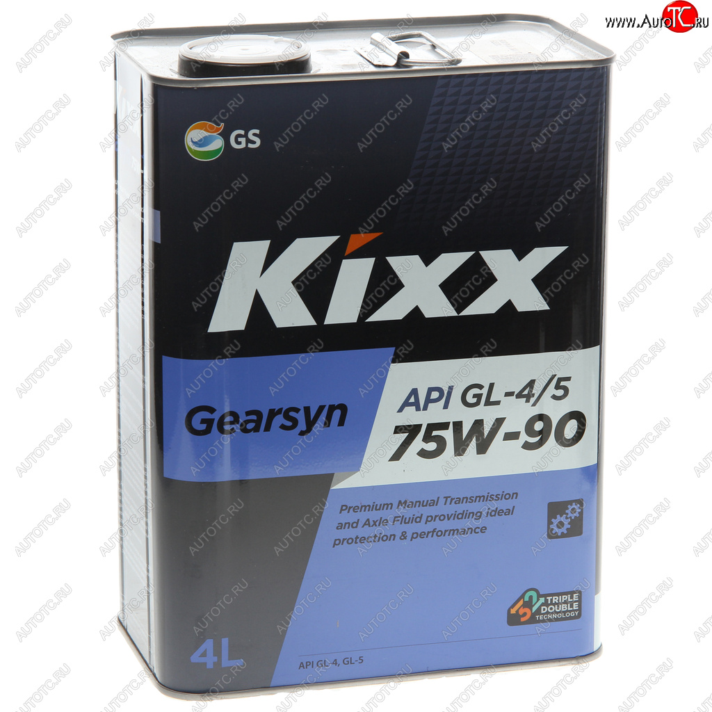5 249 р. Масло трансмиссионное Gearsyn GL-45 75W90 псинт.4л KIXX KIXX l296344te1  с доставкой в г. Пермь