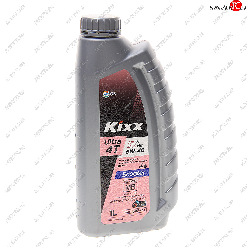 1 029 р. Масло моторное для 4-х тактных двигателей Ultra 4T SNMB 5W40 псинт.1л KIXX KIXX l5128al1e1  с доставкой в г. Пермь