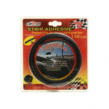 112 р. Молдинг 8мм х1.3м черный (блистер) CARSUN CARSUN la-077 8mm (bk)  с доставкой в г. Пермь. Увеличить фотографию 1