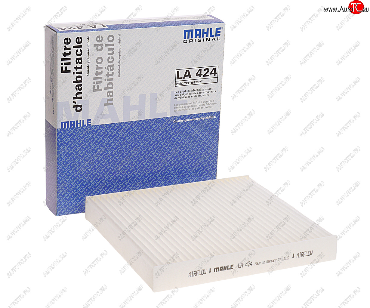 849 р. Фильтр воздушный салона MITSUBISHI Lancer 10 (09-) MAHLE MAHLE la424  с доставкой в г. Пермь