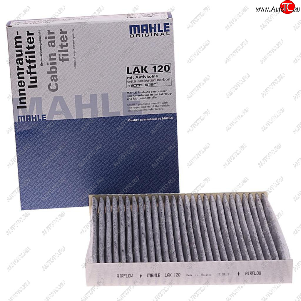 2 169 р. Фильтр воздушный салона VW Polo SKODA Fabia (-10) угольный MAHLE MAHLE lak120  с доставкой в г. Пермь