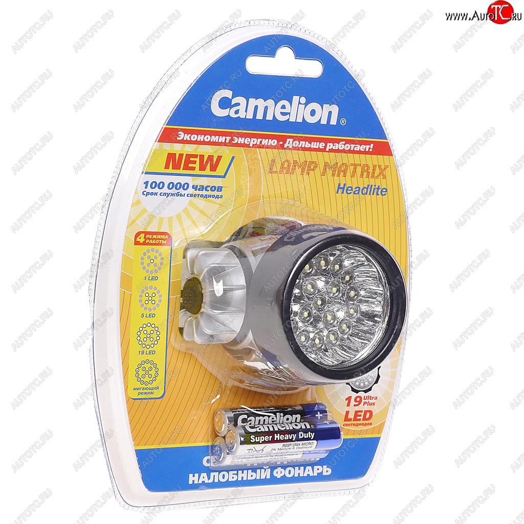 859 р. Фонарь налобный CAMELION CAMELION led5323-19mx  с доставкой в г. Пермь