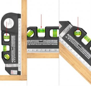 679 р. Уровень лазерный 190мм 3 глазка FIXIT FIXIT level pr03  с доставкой в г. Пермь. Увеличить фотографию 2