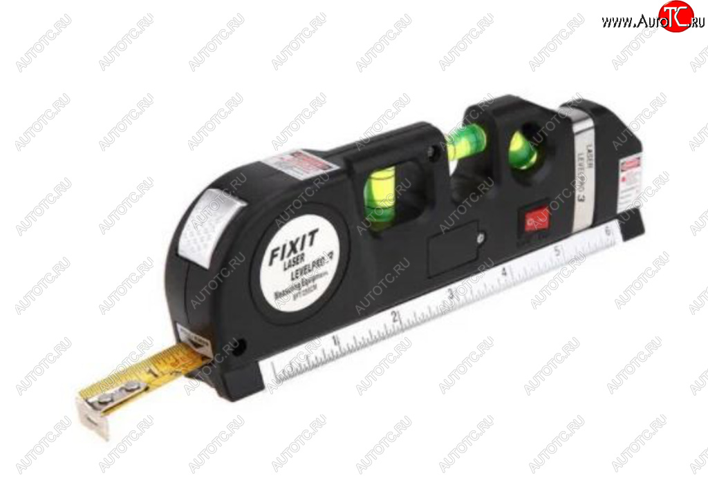 679 р. Уровень лазерный 190мм 3 глазка FIXIT FIXIT level pr03  с доставкой в г. Пермь