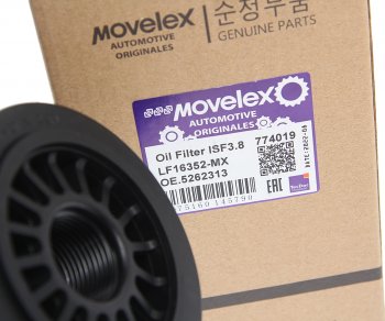 939 р. Фильтр масляный ГАЗ-3309,3310 (дв.CUMMINS) MOVELEX MOVELEX lf16352-mx  с доставкой в г. Пермь. Увеличить фотографию 3