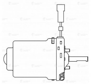 1 279 р. Мотор отопителя МАЗ,КАМАЗ,ГАЗ 24V LUZAR LUZAR lfh0307  с доставкой в г. Пермь. Увеличить фотографию 3