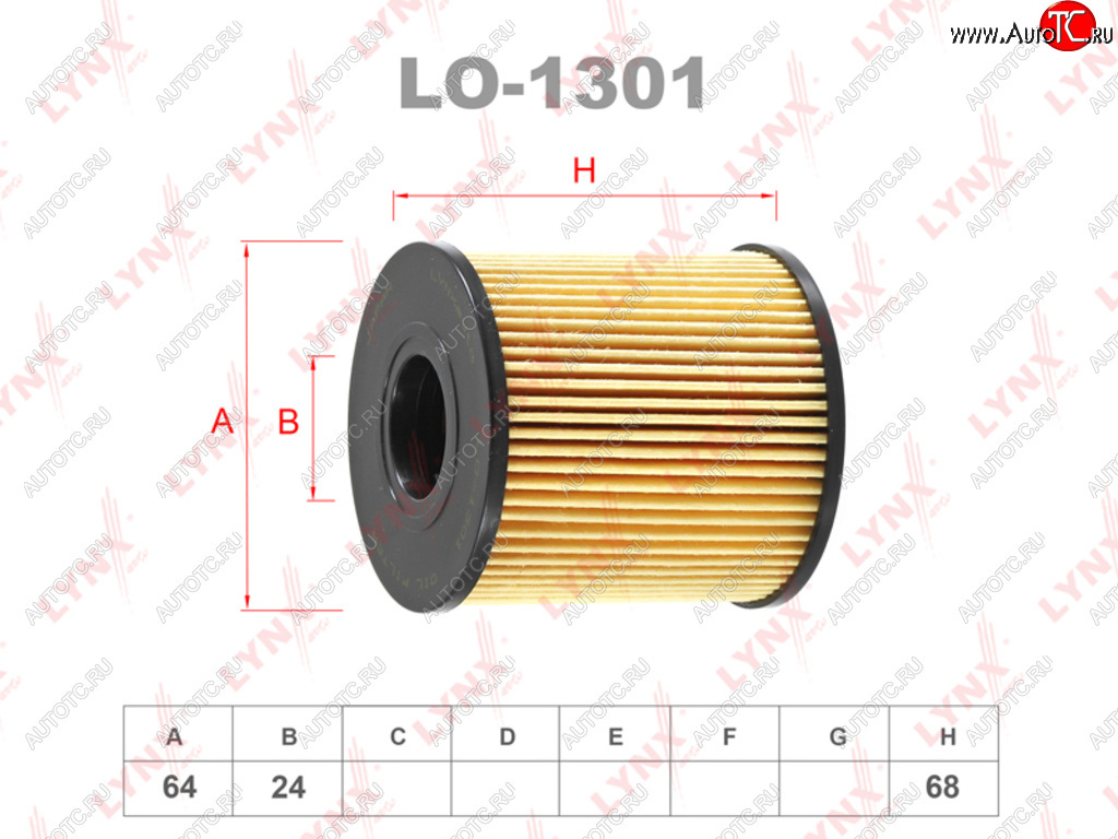 399 р. Фильтр масляный PEUGEOT Boxer CITROEN Jumper FIAT Ducato FORD Transit (06-),Mondeo LYNX LYNX lo1301  с доставкой в г. Пермь