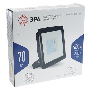 799 р. Светильник светодиодный 220V 70W 6500K черный ЭРА ЭРА lpr-023-0-65k-070  с доставкой в г. Пермь. Увеличить фотографию 4