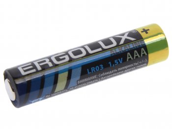 Батарейка AAA LR03 1.5V блистер 24шт. (цена за 1шт.) Alkaline ERGOLUX ERGOLUX lr03 bp-24