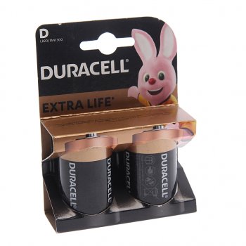 539 р. Батарейка D LR20 1.5V блистер 2шт. (цена за 1шт.) Alkaline Basic DURACELL DURACELL lr20-2bl  с доставкой в г. Пермь. Увеличить фотографию 3