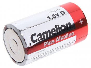 Батарейка D LR20 1.5V блистер 2шт. (цена за 1шт.) Alkaline Plus CAMELION CAMELION lr20-bp2