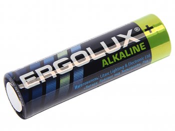 Батарейка AA LR6 1.5V блистер 2шт. (цена за 1шт.) Alkaline ERGOLUX ERGOLUX lr6 bl-2