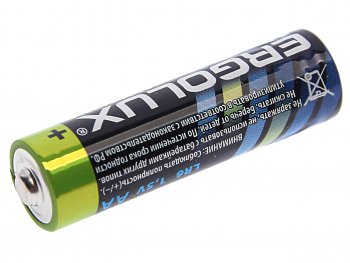 41 р. Батарейка AA LR6 1.5V блистер 4шт. (цена за 1шт.) Alkaline ERGOLUX ERGOLUX lr6 bl-4  с доставкой в г. Пермь. Увеличить фотографию 2