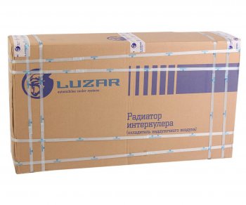 17 749 р. Охладитель ГАЗ-33104 наддувочного воздуха алюминиевый LUZAR LUZAR lric03104  с доставкой в г. Пермь. Увеличить фотографию 4