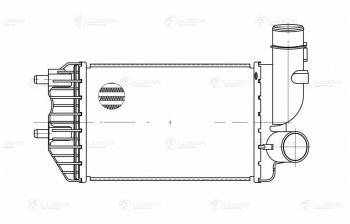 9 699 р. Интеркулер CITROEN Jumper, FIAT Ducato, PEUGEOT Boxer LUZAR LUZAR lric1650  с доставкой в г. Пермь. Увеличить фотографию 7