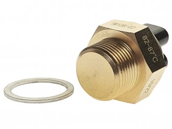 319 р. Датчик включения вентилятора ГАЗ,МОСКВИЧ 87-82 град. LUZAR LUZAR ls0241  с доставкой в г. Пермь. Увеличить фотографию 1