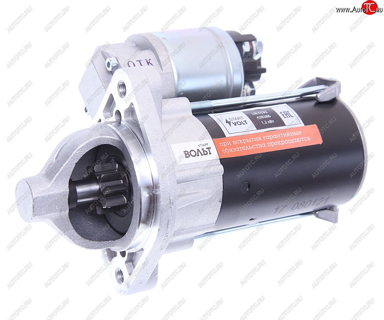 5 349 р. Стартер ЛАДА Vesta,Калина 2,Granta,X-Ray DATSUN Mi-Do АКПП z=9 1.44кВт STARTVOLT STARTVOLT lst 0191  с доставкой в г. Пермь