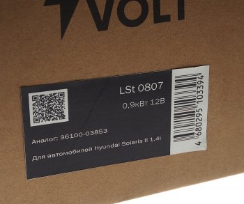 11 549 р. Стартер HYUNDAI Solaris (17-) KIA Ceed (18-) (1.4) STARTVOLT STARTVOLT lst0807  с доставкой в г. Пермь. Увеличить фотографию 6