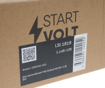 8 999 р. Стартер VW Golf (07-) AUDI A3 (09-) STARTVOLT STARTVOLT lst1819  с доставкой в г. Пермь. Увеличить фотографию 6