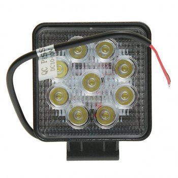 999 р. Фара рабочего света 105х105мм 27Вт (9 светодиодов) LED LT LED TECHNOLOGY lt-1227sf  с доставкой в г. Пермь. Увеличить фотографию 3