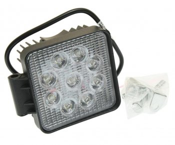 Фара рабочего света 105х105мм 27Вт (9 светодиодов) LED LT LED TECHNOLOGY lt-1227sf