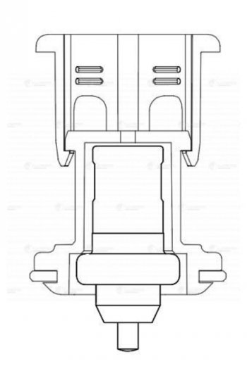 1 439 р. Термостат VW Golf (13-) AUDI A3 (13-) SEAT Leon (13-) SKODA Octavia (13-) LUZAR LUZAR lt1825  с доставкой в г. Пермь. Увеличить фотографию 3