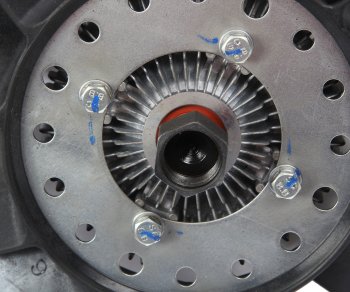 7 299 р. Вентилятор ГАЗель Next с вязкостной муфтой в сборе дв.УМЗ-А274 EvoTech 2.7 LUZAR LUZAR lvc0327 LUZAR lvc0327  с доставкой в г. Пермь. Увеличить фотографию 3