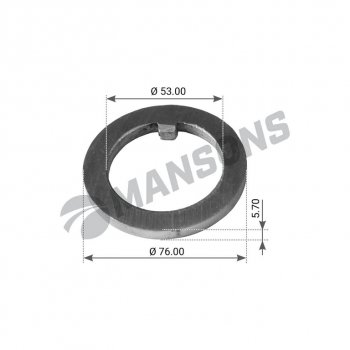 Шайба BPW (ECO,ECO Plus) ступицы стопорная (convertional,8-9т,10-12т) MANSONS MANSONS lw115