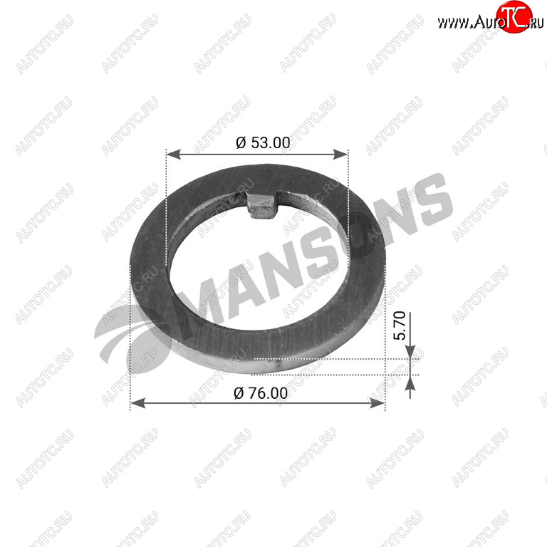 169 р. Шайба BPW (ECO,ECO Plus) ступицы стопорная (convertional,8-9т,10-12т) MANSONS MANSONS lw115  с доставкой в г. Пермь