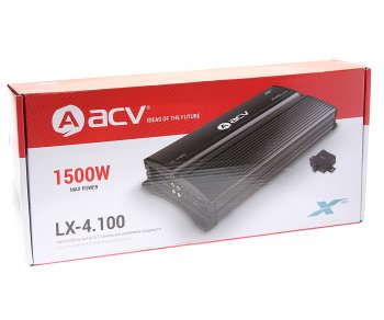 7 849 р. Усилитель автомобильный 4х100Вт ACV ACV lx-4.100  с доставкой в г. Пермь. Увеличить фотографию 4