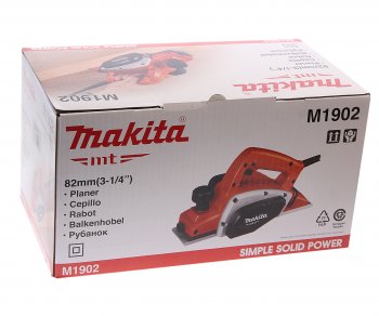 13 649 р. Рубанок электрический 500Вт 82мм 16000об/мин. MAKITA MAKITA m1902 MAKITA m1902  с доставкой в г. Пермь. Увеличить фотографию 4