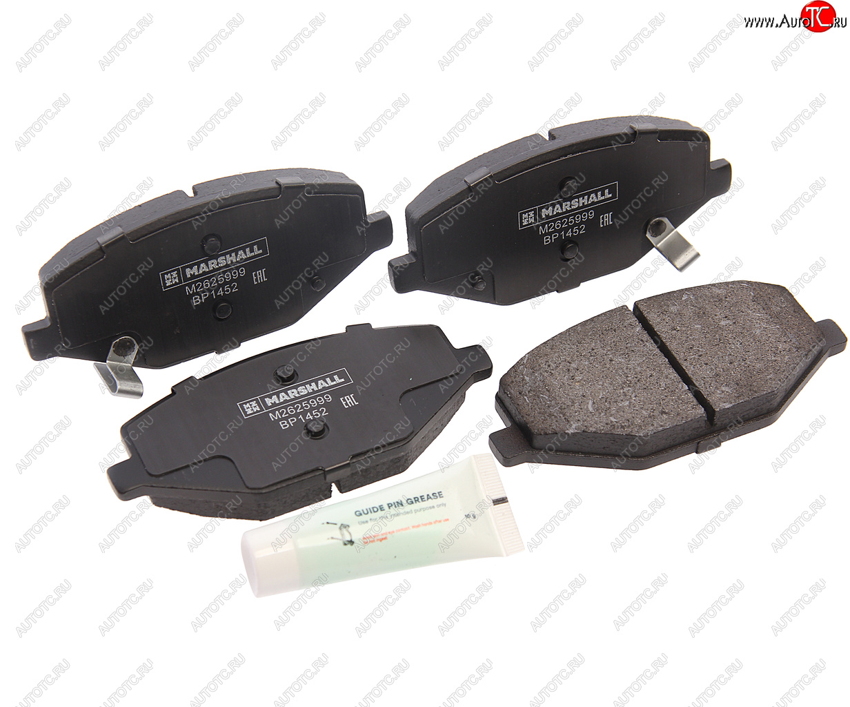 3 279 р. Комплект передних колодок дисковых тормозов (4 шт.) MARSHALL Geely Coolray SX11 дорестайлинг (2018-2023)  с доставкой в г. Пермь