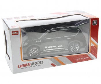 3 299 р. Модель автомобиля NISSAN Patrol 1:24 (свет, звук) металлическая NO NAME m 332-1  с доставкой в г. Пермь. Увеличить фотографию 1