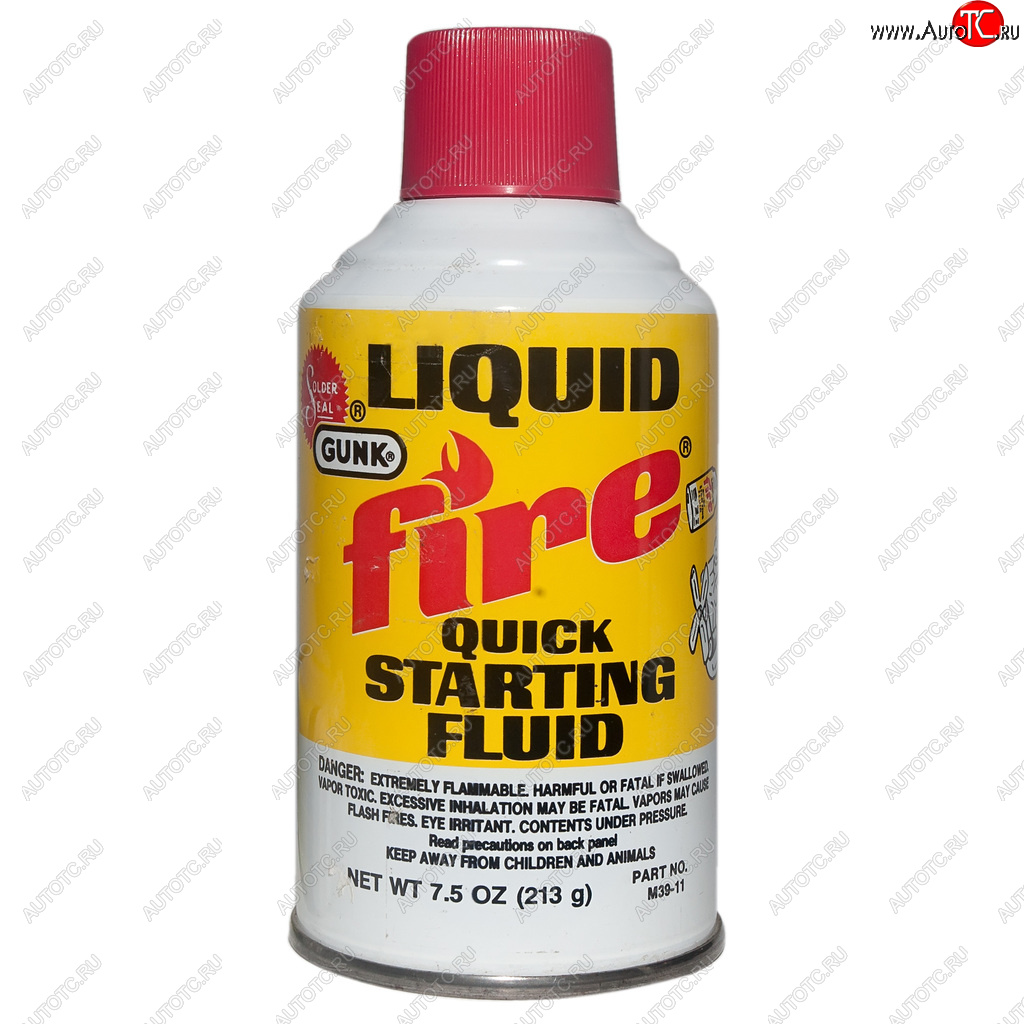 419 р. Жидкость для запуска двигателя FIRE эфир 35% аэрозоль 213г GUNK GUNK m3911  с доставкой в г. Пермь