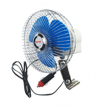 Вентилятор в салон 12V 6 на кронштейне (с решеткой металл) 16см MEGAPOWER MEGAPOWER-AUTOMOTIVE m-502-12