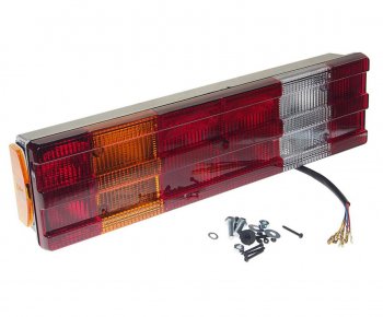 3 299 р. Фонарь задний MERCEDES Actros правый (525х140мм) кабель сзади MARS TECH MARS TECH m610950  с доставкой в г. Пермь. Увеличить фотографию 1