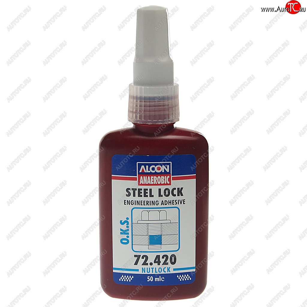 369 р. Фиксатор резьбы анаэробный средней фиксации 50мл ALCON ALCON m-7242 ALCON m-7242  с доставкой в г. Пермь