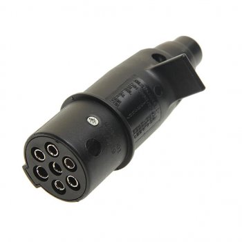 439 р. Разъем электрический прицепа ISO 1185 Type N 7-полюсный (вилка пластик) MARSHALL MARSHALL m7341001  с доставкой в г. Пермь. Увеличить фотографию 1