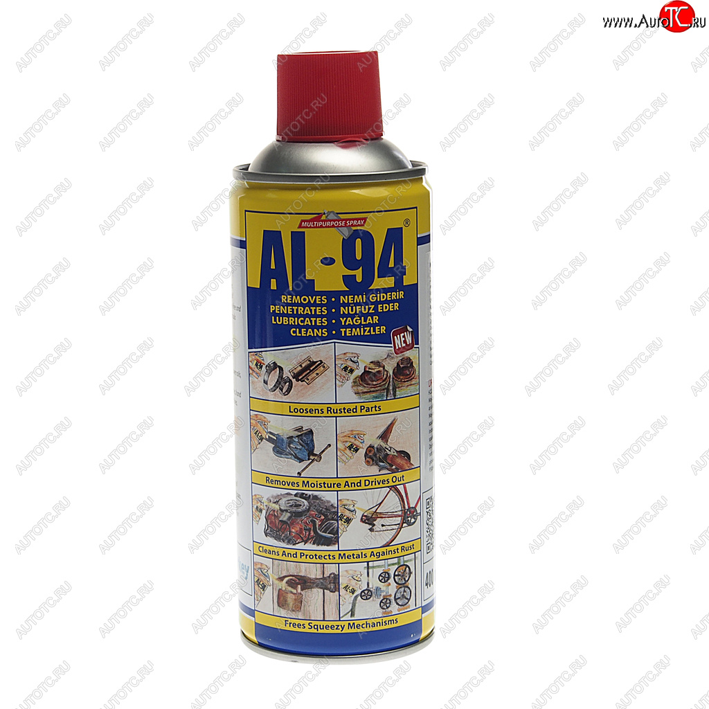 369 р. Смазка универсальная проникающая AL-94 400мл аэрозоль ALCON ALCON m-7705  с доставкой в г. Пермь